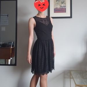 Boutique 1861 Black Lace Dress